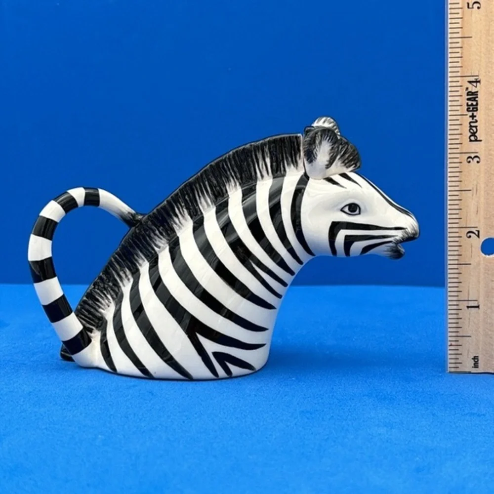 Fitz & Floyd Ceramic Zebra Creamer